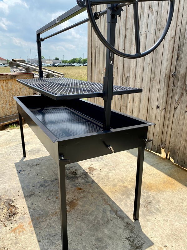 Collapsible Charcoal Catering Grill 60″ x 24″ Stainless Steel