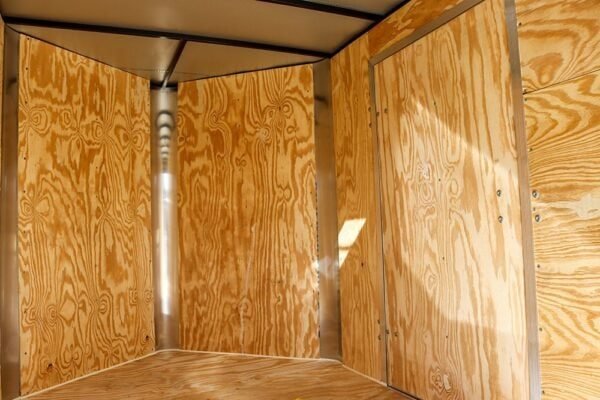 Small Black Enclosed Trailer