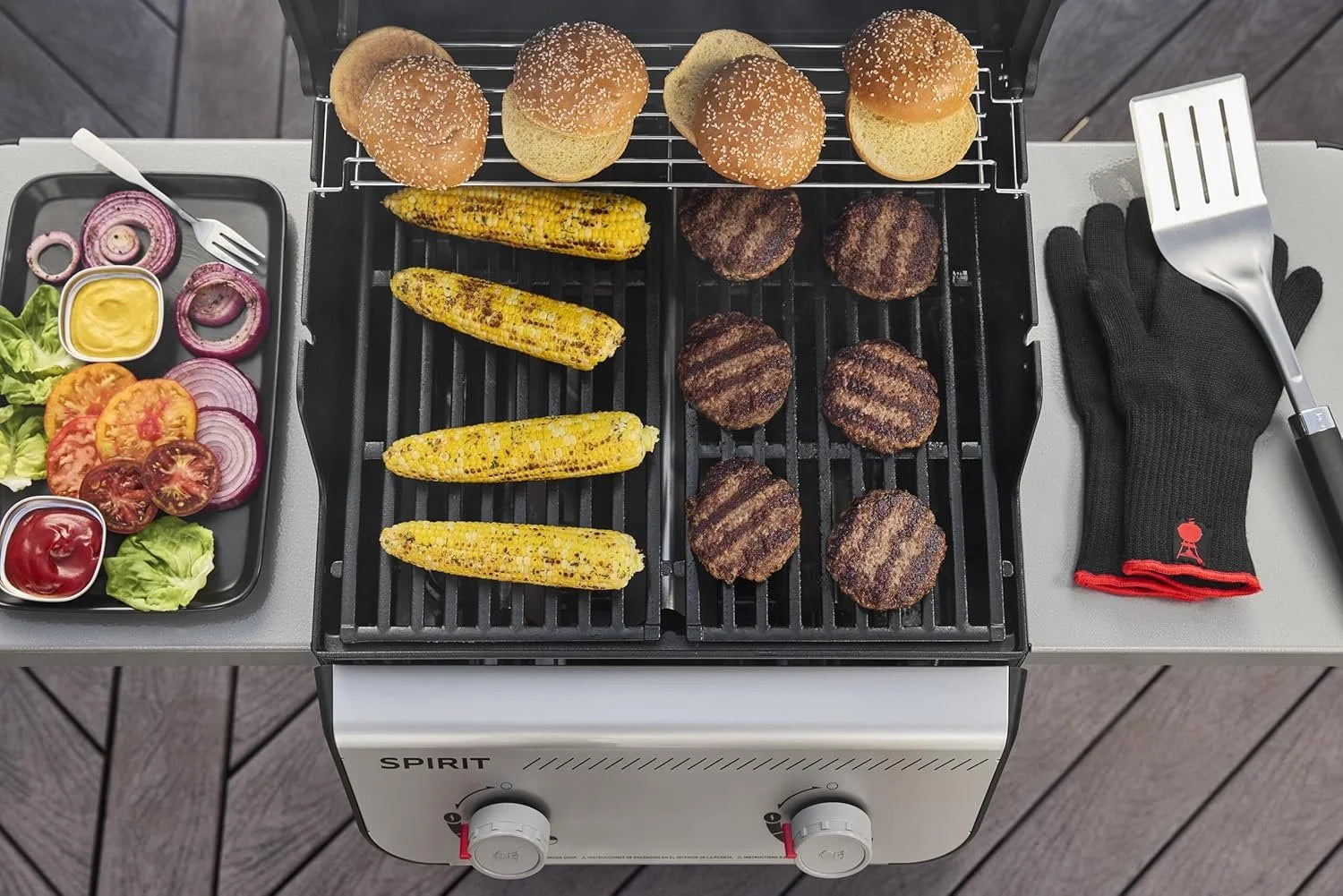 Weber SPIRIT 2-Burner Grills E-210 Liquid Propane Black