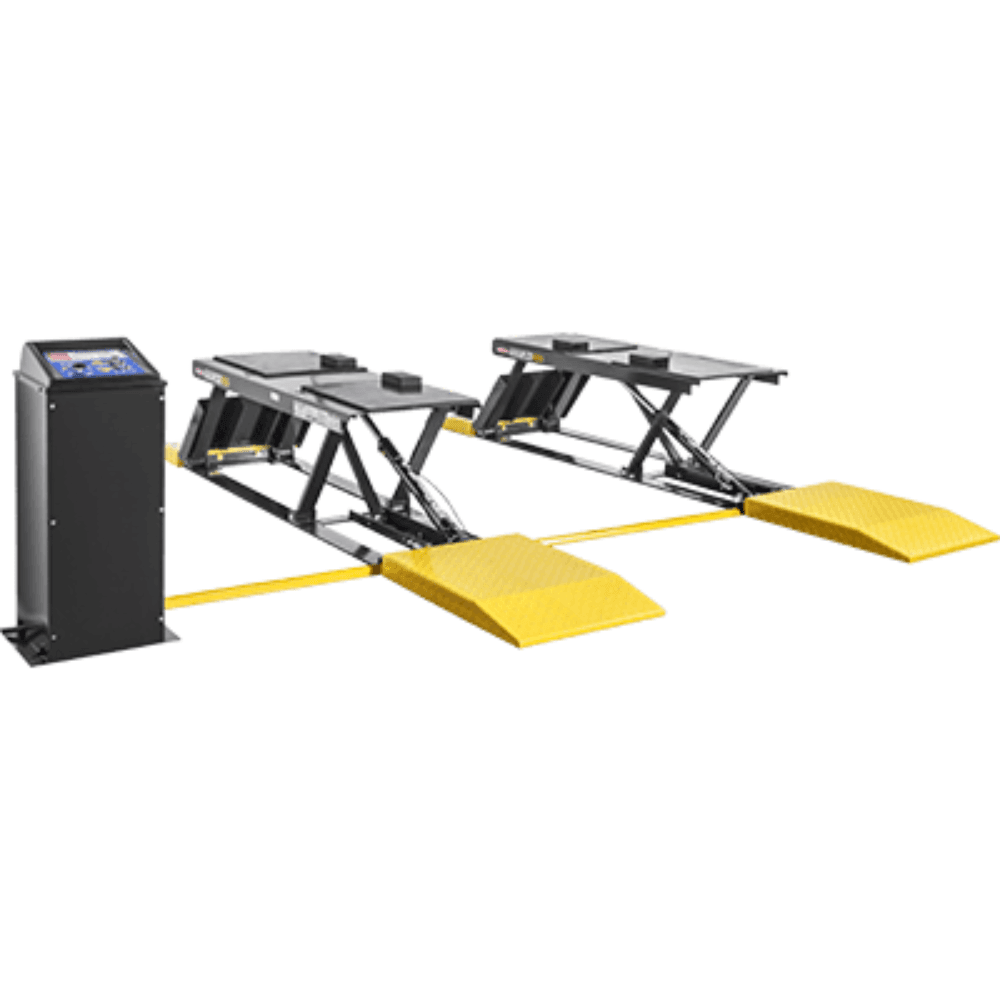 BendPak P-9000LT 9000 Lb. Capacity Low-Rise Open-Center Pit Car Lift