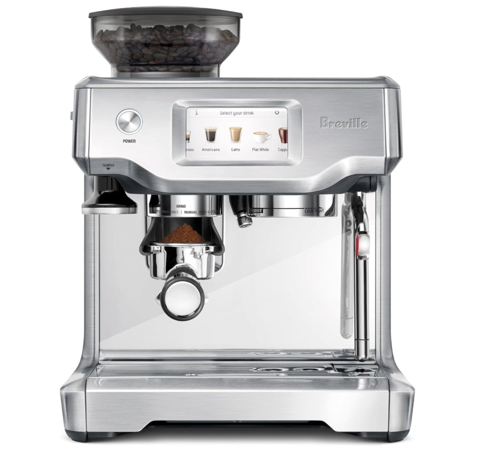 Breville Barista Express BES870XL Brushed Stainless Steel Espresso Machine with Conical Burr Grinder