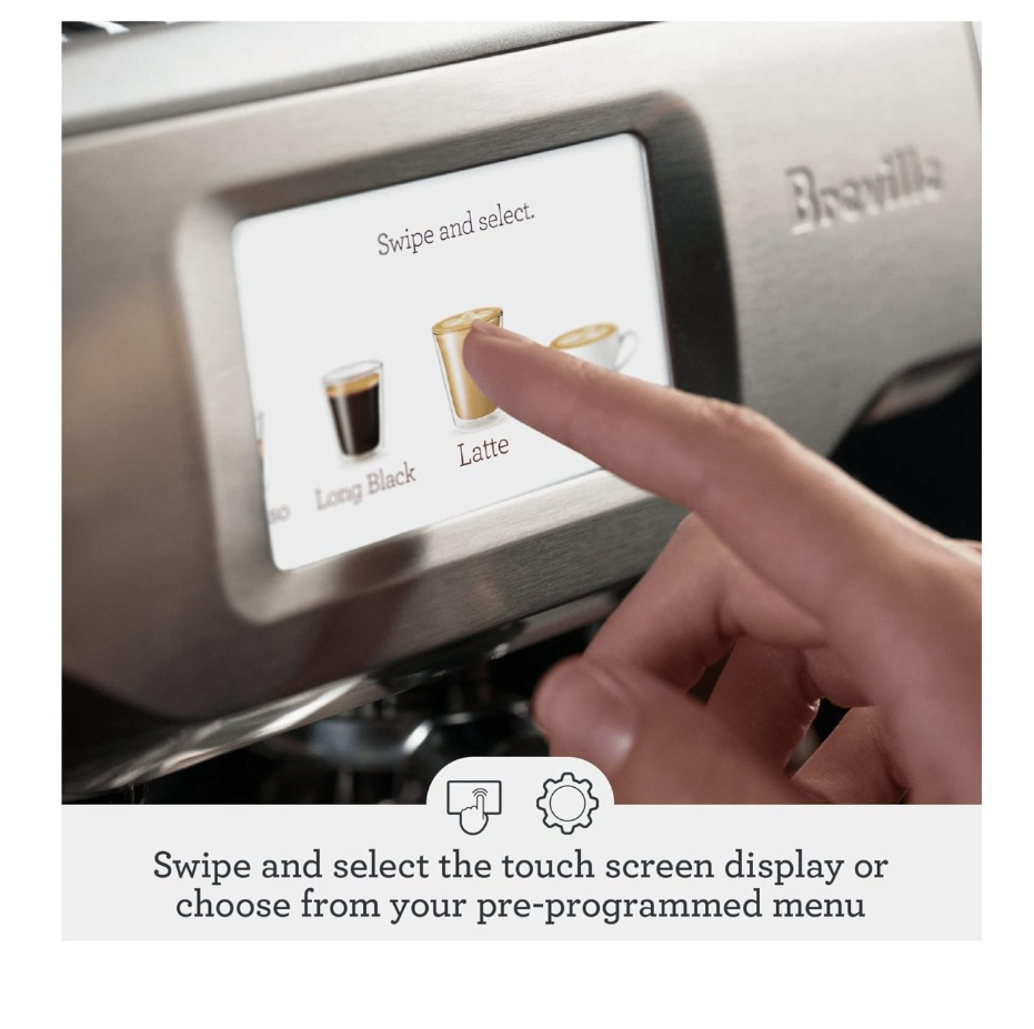Breville Barista Express BES870XL Brushed Stainless Steel Espresso Machine with Conical Burr Grinder