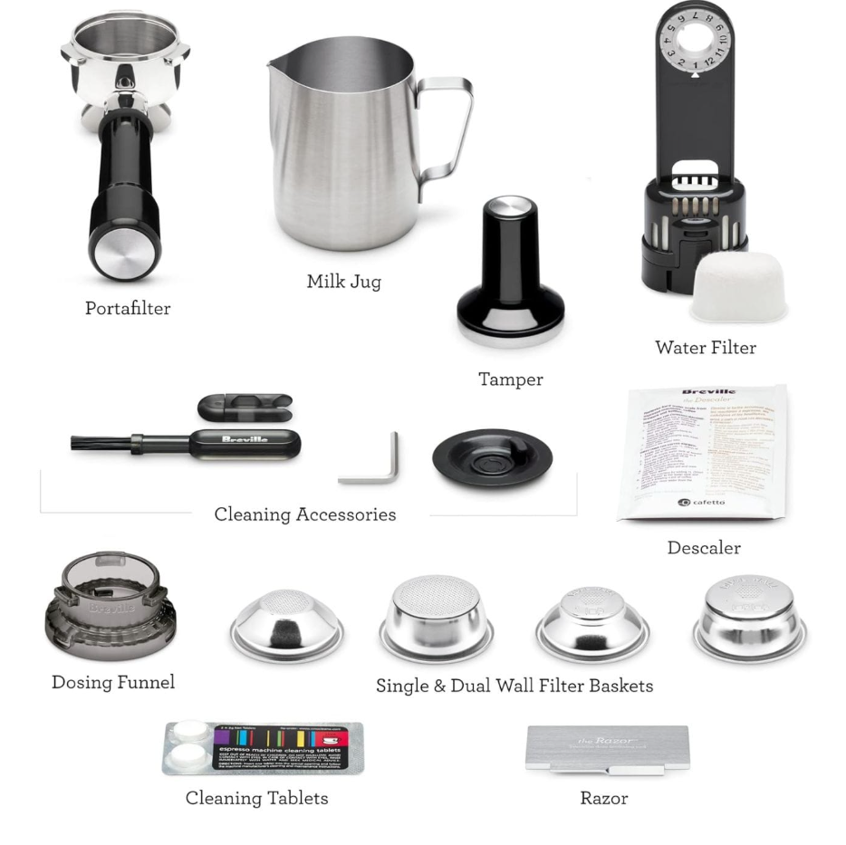 Breville Barista Express Espresso Machine BES870XL Brushed Stainless Steel with Built-In Grinder