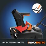 Worx WG471 40V Power Share 20″ Cordless Snow Blower with Brushless Motor - Image 5