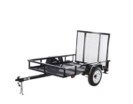 Carry-On Trailer 4′ x 7′ Mesh Floor Utility Trailer with Gate - Image 2