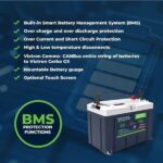 12V 120AH Group 27 LiFePO4 Battery Cranking & Deep Cycle Lithium Battery (Dual Purpose) - Image 2
