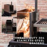 Premium Argentine/Santa Maria BBQ Grill with Wood Fire and Charcoal Grill - Image 7