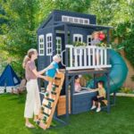 Kids Kidkraft Cozy Escape Playhouse In Navy Installation Included - Image 2