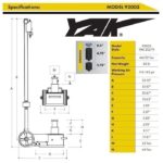 ESCO Yak 22-44 Ton Air Hydraulic Jack - Image 4