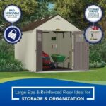 Suncast Tremont 8×10 BMS8100 Outdoor Resin Storage Shed - Image 4