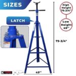 K Tool 2 Ton Under Hoist Jack Stand - Image 4