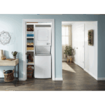 Whirlpool WET4024HW 24 inch White Electric Washer/Dryer Stacked Laundry Center - Image 4