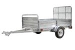 DK2 5-ft x 7-ft Steel Utility Trailer with Ramp Gate ( 1639-lb Capacity ) 2491713