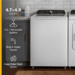 Whirlpool WTW5057LW 4.7 – 4.8 Cu. ft. Top Load Washer w/ Removable Agitator - Image 3