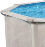 Aquarian 21ft x 52in Round Steel-Frame Above Ground Swimming Pool – Phoenix Series, DIY Outdoor Backyard Pool - Image 6