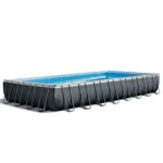 Intex 24ft x 12ft x 52in Ultra XTR Frame Rectangular Swimming Pool Set with Sand Filter Pump, Ladder, Ground Cloth, Cover and Robot Vacuum - Image 8
