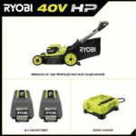 RYOBI 40v Hp brushless 21″ self-propelled AWD dual-blade mower kit - Image 3