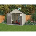 Suncast Tremont 8 ft. W x 7 ft. D Resin Storage Shed - Image 2