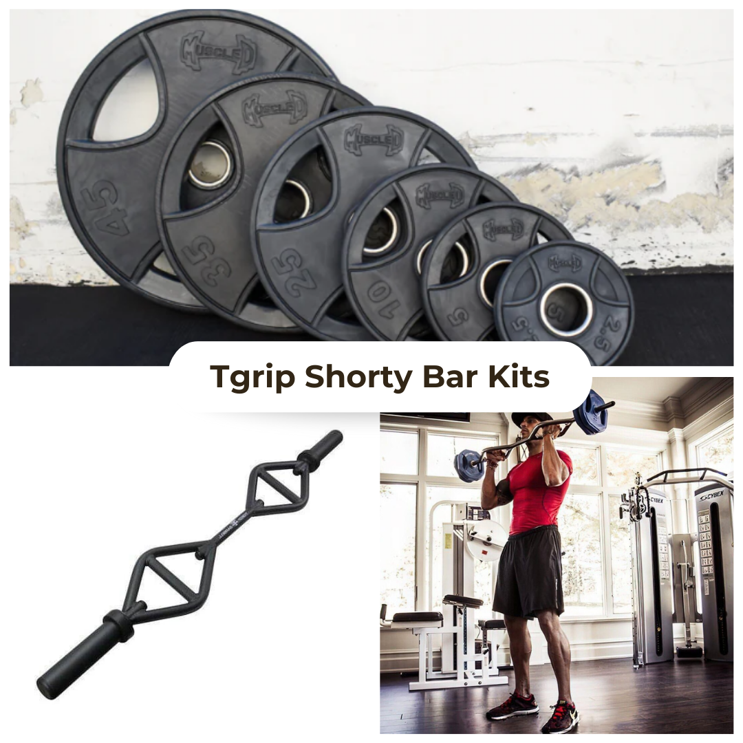 TGrip Shorty Bar Training Kits – Multi Grip – Functional Training – Football – Swiss – Neutral