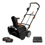 Worx WG471 40V Power Share 20″ Cordless Snow Blower with Brushless Motor