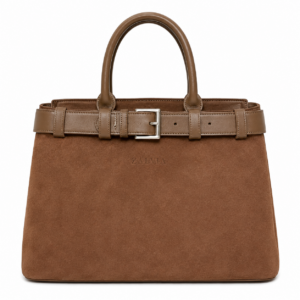 Suede-Look Handbag