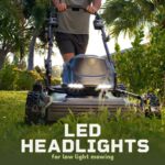 Green Machine 62V 23-Inch Self-Propelled Brushless Cordless Electric Lawn Mower, Includes Two 4.0Ah Batteries and Rapid Charger - Image 4