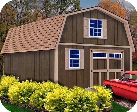 Best Barns Virginia 16×28 Wood Storage Garage