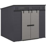 Suncast Modernist® 8 ft. x 7 ft. Dual Barn Door Storage Shed - Image 7