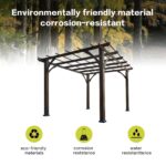 Elegant Cedar Wood Pergola – Perfect Outdoor Shade for Garden - Image 2