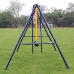 Durable Metal Swing Set with Glider – Perfect Outdoor Play for Kids - Image 2