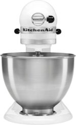 KitchenAid – Classic Series 4.5 Quart Tilt-Head Stand Mixer – White - Image 3