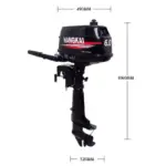Hangkai Water Cooled 2 Stroke 6HP Outboard Motor Petrol Powered Engine - Image 3