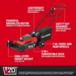 CRAFTSMAN V20 Lawn Mower, Push Mowers. - Image 5