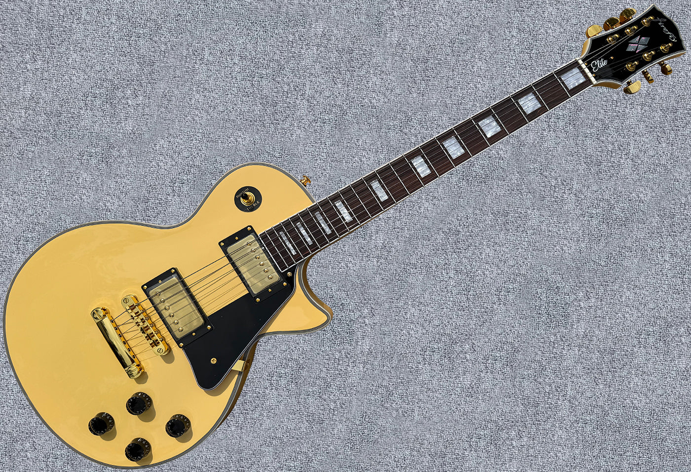 20822145630_1400x4454557245745_05bac2b7-730f-4677-b24f-8dbd3e0f39e7.jpg New Firefly FFSPS Electric Guitars (Cream Yellow Color ) - Image 1