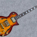 New Firefly  FFSP Semi Hollow Body F Hole Electric Guitar ( Sunburst Color)