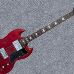 New Firefly FFLGS ELECTRIC GUITARS BASS (Transparent Red Color)