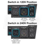 Westinghouse WGen5300DFc – 5300 Watt Electric Start Dual-Fuel Portables Generators w/ Wireless Remote Start, RV Outlet & CO Sensor (49-State) - Image 6