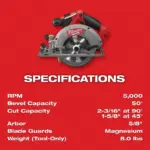 MILWAUKEE Cordless Tool Combination Kit: 7 Tools, 18 V DC Volt, Battery Included, M18 FUEL™, M18™ - Image 2