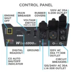WGen5300sc Generator with CO Sensors. - Image 3