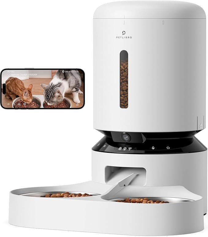 PETLIBRO Automatic Cat Feeder with Camera for Two Cats