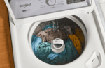 Whirlpool WTW4307SW 4.2–4.3 Cu. Ft. Top Load Washer with 2-in-1 Removable Agitator, Soft Close Glass Lid, White - Image 4