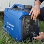 4,000-Watt Gas Powered Portable Inverter Generator with Recoil Start, LED Data Centers. - Image 4