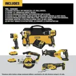 DEWALT 20V MAX* XR Cordless Combo Kit (6-Tool) with (2) Ah Batteries and Charger (DCK648D2) - Image 3