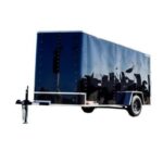 Small Black Enclosed Trailer