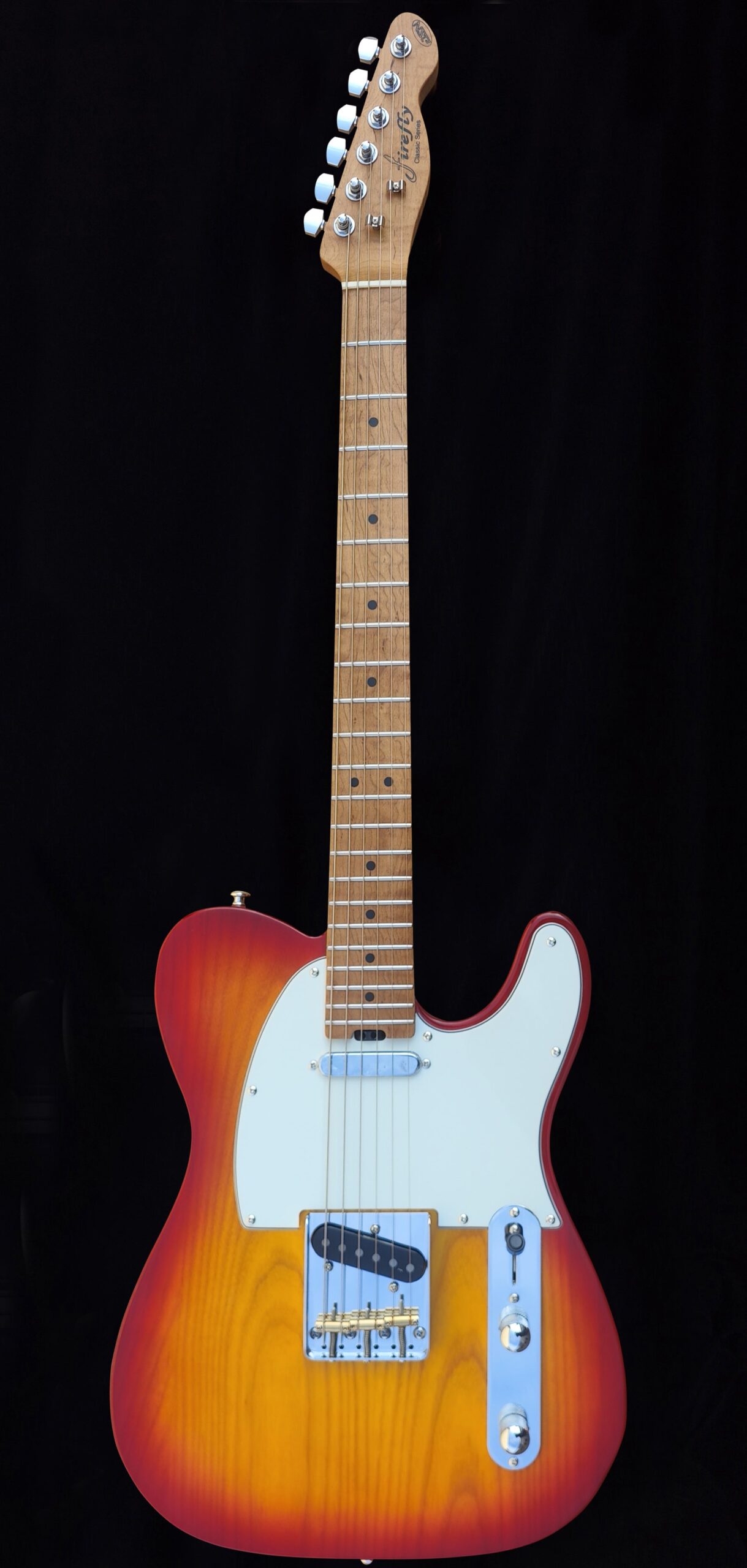IMG_20231016_17251605430452754527578779897.jpg New Firefly FFTL Classic Plus Model Ash Wood Body Electric Guitar ( Sunburst Color) - Image 1