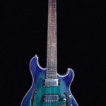NEW Pegasus Spalted Maple Electric Guitar (Transparent Blue Color)