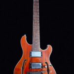 NEW Pegasus Spalted Maple Electric Guitar (Transparent Brown Color)