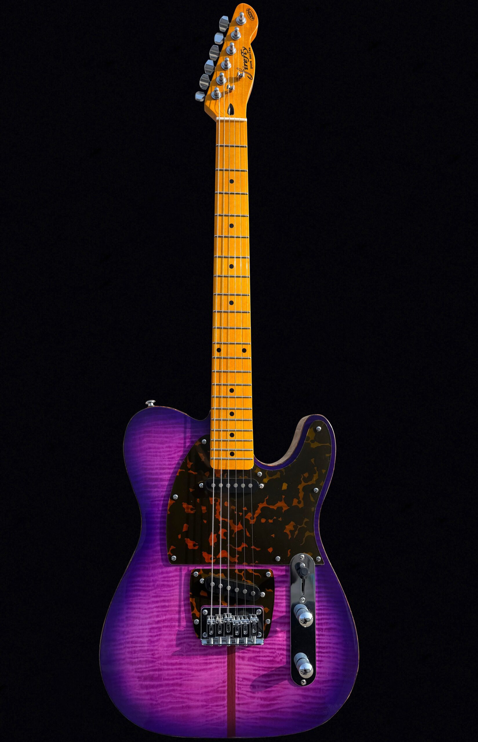 IMG_20240509_20091874545544421_c2d1117b-963f-4553-9dc7-686b41d6291b.jpg NEW FFTL Mad Cat ELECTRIC GUITARS ( Transparent Purple Color ) - Image 1
