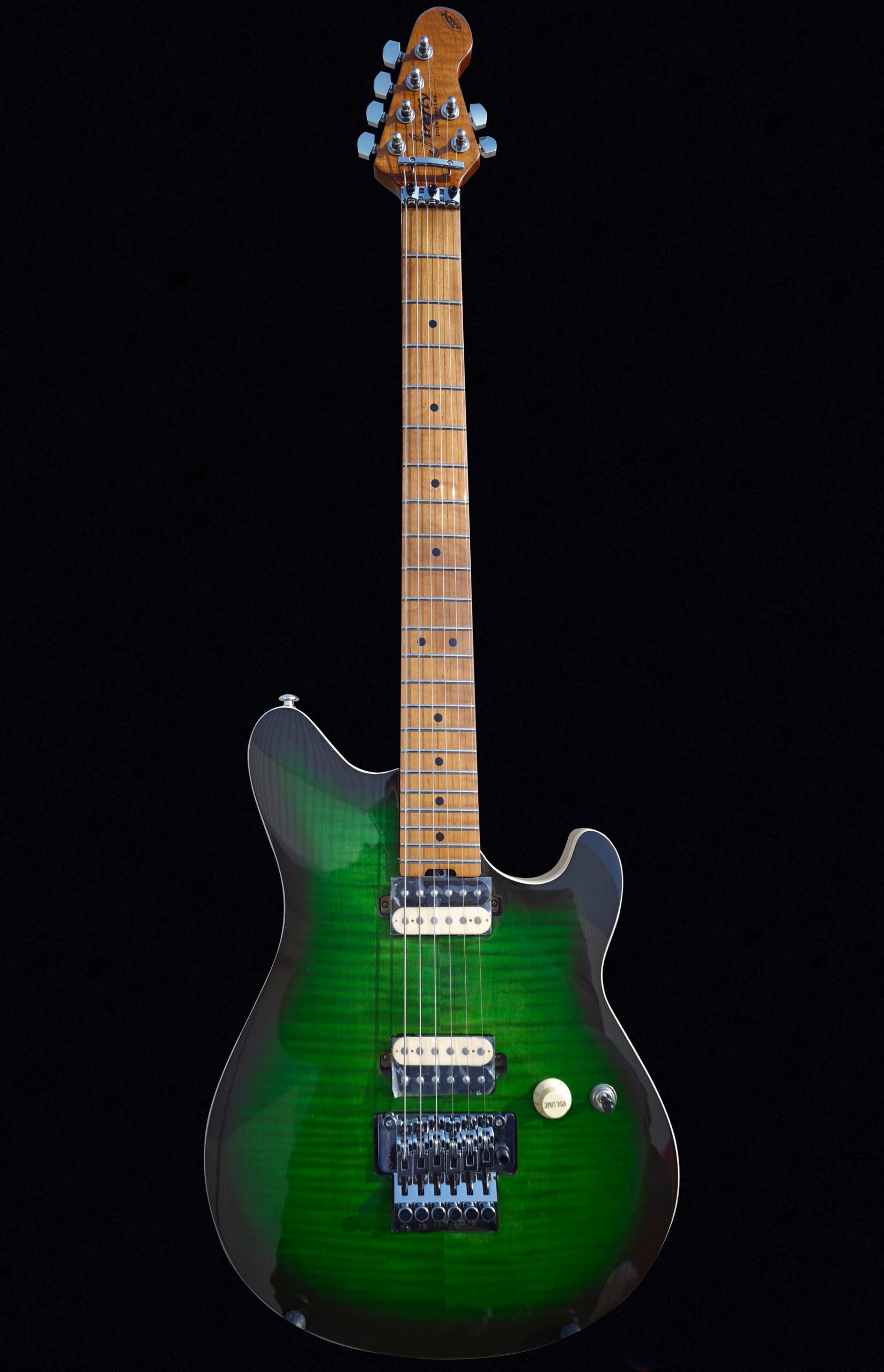 IMG_20240509_20091874545544422_9e362582-e851-4746-969f-773d01796225.jpg Firefly FFMN Electric Guitar With Flamed Maple Top (Green Burst Color) - Image 1