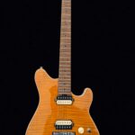 Firefly FFMN Electric guitar With Flamed Maple Top Floyd Rose Tremolo (Transparent Yellow Color)